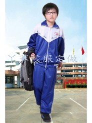 6002中学校服蓝色